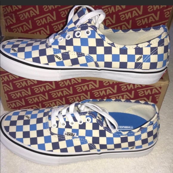 Vans Shoes - 💟VANS AUTHENTIC PRO CHECKERBOARD CLASSIC BLUE NEW